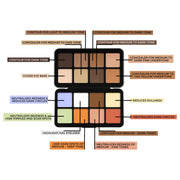 Forever52 Daily Life 16 Color Camouflage Pressed Hd Palette - Light Weight Multi-Purpose Matte Concealer
