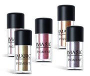 IMAGIC Professional Glitter Eyeshadow Metallic Loose Powder Pigment 2G (P6 - Melon) Semi-Matte Finish