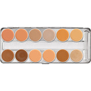 Kryolan Supracolor 12 Shades Palette – Long-Lasting Makeup for All Skin Tones