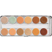 Kryolan Supracolor 12 Shades Palette – Long-Lasting Makeup for All Skin Tones