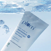 Plum 2% Niacinamide Simply Bright Face Wash With Rice Water 100 ml | Brightens Skin, Helps Fade Blemishes | Softens & Smoothens Skin | Gentle & Non-Drying | Women & Men | 100% Vegan