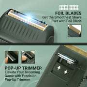 VGR VL-353 Limited Edition 2 In 1 Beard Shaver For Men