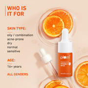 Plum 15% Vitamin C Serum for Glowing Skin | for Oily, Dry & Combination Skin | Reduce Pigmentation & Dark Spot |with Mandarin | Non-Irritating, Hydrating & Soothing | Face Serum for Men & Women | 20ml