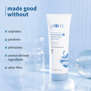 Plum 2% Niacinamide Simply Bright Face Wash With Rice Water 100 ml | Brightens Skin, Helps Fade Blemishes | Softens & Smoothens Skin | Gentle & Non-Drying | Women & Men | 100% Vegan