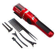 Split Ends Hair Trimmer By YokEnjoy - Dual Voltage Professional Electric Cutting Dry & Slick Hair Remover/Machine - Cordless Damaged Dead Hair Styling Tool Red WithArgan Oil