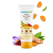 mamaearth Ubtan Face Wash with Turmeric & Saffron for Tan Removal – 100ml