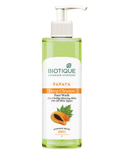 Biotique Papaya Deep Cleanse Face Wash - 200 ml