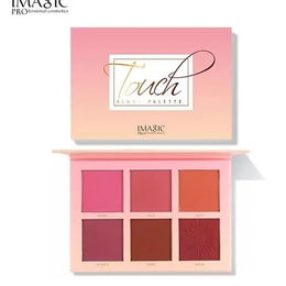 IMAGIC PROfessional Cosmetic Touch Blush Palette 6 Color 80g