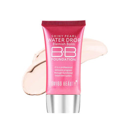 Swiss Beauty Matte Shiny Pearl Water Drop BB Balm – Long-Lasting, Lightweight Liquid Foundation, 40ml