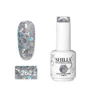 Shills Professional UV LED Soak Off Laser Glitter Gel Polish 260-266