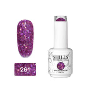 Shills Professional UV LED Soak Off Laser Glitter Gel Polish 260-266