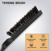 VEGA PROFESSIONAL Teasing Hair Brush with 100% Boar Bristles - VPPHB-07