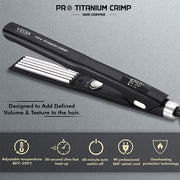 VEGA PROFESSIONAL Pro Titanium Crimp Titanium Hair Crimper - VPPMS-02