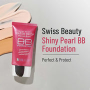 Swiss Beauty Matte Shiny Pearl Water Drop BB Balm – Long-Lasting, Lightweight Liquid Foundation, 40ml