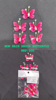 HOM HAIR BROCH BUTTERFLY