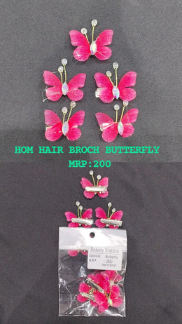 HOM HAIR BROCH BUTTERFLY