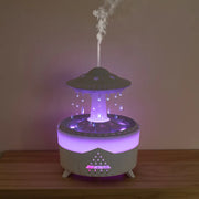 Rain Drop Aromatherapy Essential Oil Diffuser Cloud Night Light Diffuser Rain Cloud Humidifier,Raining Cloud 7 Colors Night Light Aroma Essential Oil Diffuser H2o Water drip Mushroom Air Humidifier