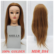 SHILLS PROFESSIONAL 100% HAIR DUMMY COLOR GOLDEN DS4