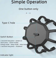 Electric Head Massager Head Scratcher Scalp Gripper 8 Claw Hand Stress Relax Rechargeable Household Massage Tool Scratches SPA