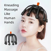 Electric Head Massager Head Scratcher Scalp Gripper 8 Claw Hand Stress Relax Rechargeable Household Massage Tool Scratches SPA