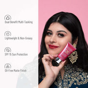 Swiss Beauty Matte Shiny Pearl Water Drop BB Balm – Long-Lasting, Lightweight Liquid Foundation, 40ml