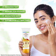 mamaearth Ubtan Face Wash with Turmeric & Saffron for Tan Removal – 100ml