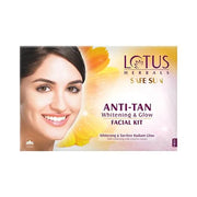 LOTUS Safe Sun Anti Tan Whitening and Glow Facial Kit