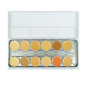 Professional Kryolan Dermacolor Camouflage Creme Palette 12 Shades – Long-Lasting Makeup