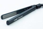 HNK Classic Hair Iron (Black) – Premium Straightener with Smart Heat, Negative Ion Tech & 230 °C Max