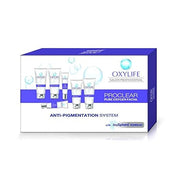 Oxylife Salon Professional Proclear Pure Oxygen Facial Kit 255gm Anti-Pigmentation System for Dull & Tanned Skin
