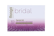 Raaga Professional Bridal Facial Kit, 10 Steps Skin Whitening and Brightening Treatment, Japanese Sakura and Marshmallow, 79g + 7ml