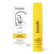 Foxtale Niacinamide Dewy Sunscreen SPF 70 PA++++ | No White Cast | Non Greasy | Anti-Tan Formula | For Spot Depigmentation | Men & Women | 50 ml