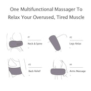 U Shape Travel Neck Massager Pillow with Hot Compress Function
