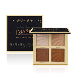 COSLUXE IMAGIC PROfessional Contour Palette 30.8g, 4 COLOR CONTOUR POWDER PALETTE