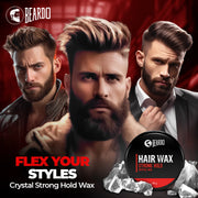 Beardo Hair Wax Strong Hold Crystal Gel Wax 50g