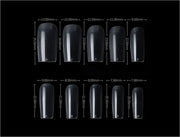 Shills Professional 500 Pcs Artificial Square Nail Tips -Clear