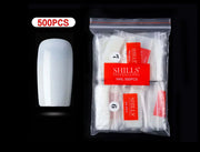 Shills Professional 500 Pcs Full Cover Tips Natural