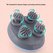 Head Massager Electric Portable Head Massager for Full Body Massage Waterproof Cordless Hair Massager