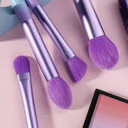 BEILI Makeup Brushes | Set of 12pc Makeup Brushes for Professionals | Purple Color Dream 12 Constellation Series | Make Up Applicators Brush Set with a Cosmetic Bag