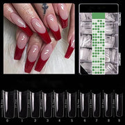 Shills Professional 500 pcs French Style/C - Cut Tips-Clear