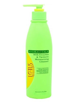 LOTUS HERBALS Hydravitals Milk Enzymes & Turmeric Moisturising Cleanser  (250 ml)