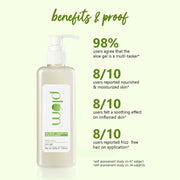 Plum Hello Aloe Just Gel Pump | For All Skin & Hair Types | Multi-purpose Aloe Vera gel | 100% Vegan | 100% Fragrance Free | 225 gm