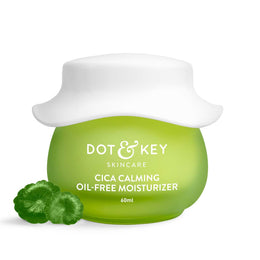 Dot & Key Niacinamide + CICA (Centella) Oil Free Moisturizer for Acne Prone Skin | Lightweight Face Cream for Oily, Sensitive Skin | Fades Dark Spots, Blemishes & Soothes Redness | 60ml Jar
