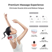 U Shape Travel Neck Massager Pillow with Hot Compress Function