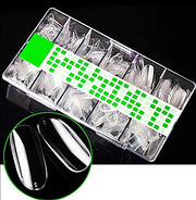 Shills Professional 500 pcs Oval  Tips-Clear