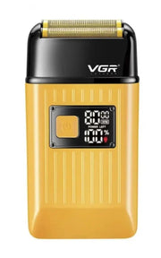 VGR V-350 Professional Foil Shaver for Men, Dual Flexing Foils, 1400mAh Battery, IPX-6 Waterproof, LED Display, Wet & Dry Use, Includes Extra Foils