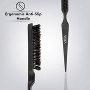 VEGA PROFESSIONAL Teasing Hair Brush with 100% Boar Bristles - VPPHB-07