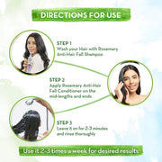 mamaearth Rosemary Anti-Hair Fall Conditioner with Rosemary & Methi Dana for Reducing Hair Loss & Breakage - 250 m