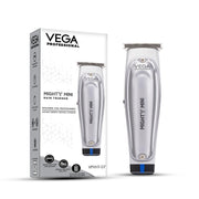 VEGA PROFESSIONAL Men Mighty Mini Hair Trimmer (VPVHT-07) – 6500 RPM Motor, Stainless Steel T-Wide Ultra-Close Blade, 120 Min Cordless Runtime, Salon & Home Use