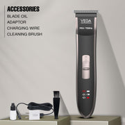VEGA Pro Trim+ Rechargeable Hair Trimmer – Precision Grooming for Professionals